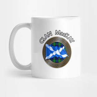 Clan MacKay Crest & Tartan Knot Mug